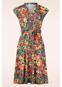 Very Cherry Tuscany Blumen Wickelkleid in Multi