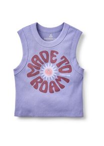 Passenger Womens Easy Days Ribbed Graphic Vest Top Dames (M |purper)