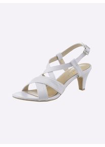 Andrea Conti Dames Sandalen in wit ,maat 35, Witt, 100% Kunststof