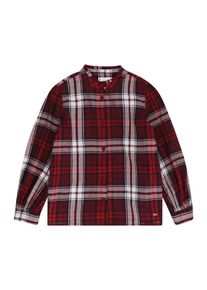 Tommy Hilfiger Bluzka 'TARTAN' dla dziewczynek granatowy / ognistoczerwony / ciemnoczerwony / biały Rozmiar 98