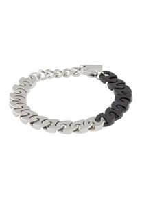Diesel Heren Armband zwart / zilver One Size