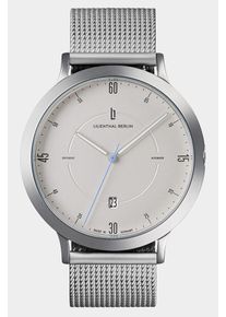 Men's Automatic Watch – Silver - Brushed Steel Case, Sapphire Glass, Mesh Bracelet - 38h Power Reserve, 42mm , Swiss Automatic Movement - Lilienthal