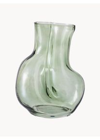 HKliving Ručne vyrobená sklenená váza Gleam, V 22 cm