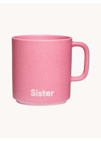 Design Letters Designmugg Favourite SISTER med text.