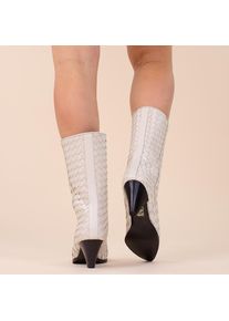 DWRS Label Samara 271079 braided offwhite dames maat: leer