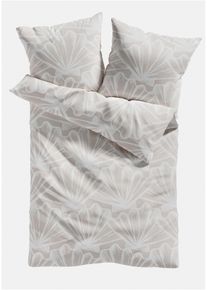 Påslakanset med snäckor - beige - storlek 135x200 cm - bonprix