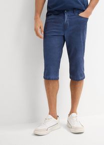 L&aring;nga shorts med tv&auml;ttade effekter Regular Fit - bl&aring; - storlek 33 - bonprix