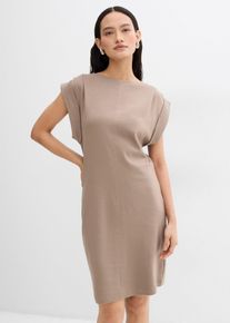 Jerseyklänning av ekologisk bomull - grön - storlek 32/34 (XS) - bonprix