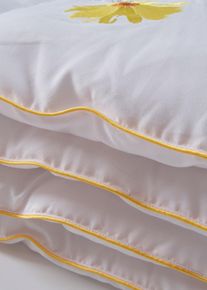 Mikrofibertäcke - vit - storlek 135x200 cm - bonprix