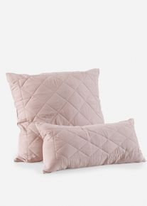 Mikrofiberkudde Cotton Touch fast - beige - storlek 80x80 cm - bonprix