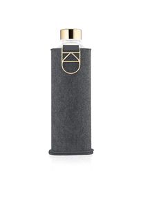 Equa Mismatch glass water bottle + felt case colour Blueberry Pie 750 ml