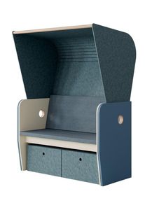 Baltic Fauteuil-cabine de plage réunion/retraite Palmberg