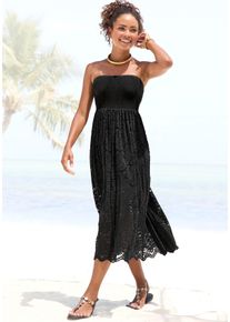 Lascana 2-in-1-Kleid, aus geblümter Spitze, Sommerkleid oder Maxirock, elastisch