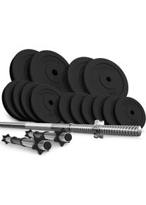 PHYSIONICS Súlyzó készlet tárcsákkal csillagzárral 58 kg