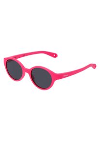 Polaroid PLD K007/S | Kinder-Sonnenbrille | Oval | Fassung: Kunststoff Fuchsia Matt | Glasfarbe: Grau