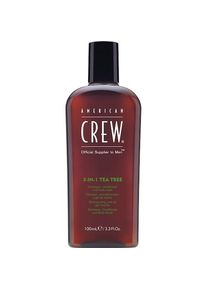 American Crew Hair care & body 3-in-1 Tea Tree Refreshing Shampoo, Conditioner and Body Wash Shampoos Male 100 ml