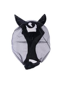 Nomad Tales Maschera antimosche per cavalli con copriorecche nero Pony