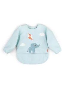 Lätzchen , Hellblau , Textil , 34x0.5x72 cm , Babykleidung, Lätzchen