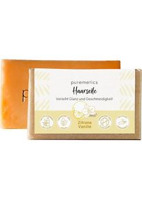 puremetics Natural soaps Citroen vanille haarzeep Haarzeep Dames 75 g