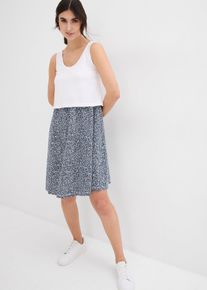 Robe 2en 1 de grossesse et d'allaitement en jersey coton - blanc - taille 50/52 (XL) avec coton - bonprix