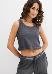 Débardeur 100% coton - gris - taille 42/44 (M) - 100% coton - bonprix