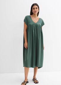 Robe caftan fluide en Lyocell - vert - taille 36 - bonprix