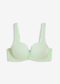 Soutien-gorge à coques et bretelles rembourrées - vert - taille 105C - bonprix