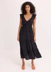 Robe à bretelles en viscose mélangée - noir - taille 50 - Viscose - bonprix