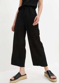Pantalon large en jersey - noir - taille 58/60 (3XL) - bonprix