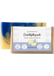 puremetics Natural soaps Mediterrane gezichtszeep Gezichtszeep Dames 75 g