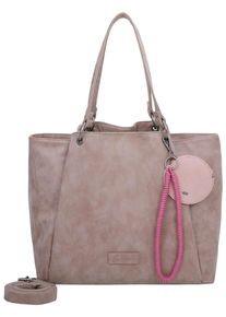 Fritzi aus Preussen Fritzi aus Preußen Dames Shopper 'Fritzi42N' taupe / fuchsia / rosa One Size