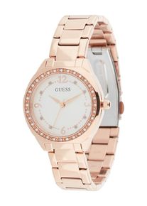 Guess Dames Analoog horloge rose-goud / transparant / wit One Size