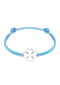 Elli Dames Armband lichtblauw / zilver 16