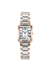 Jacques du Manoir Dames Analoog horloge blauw / rose-goud / zwart / zilver One Size