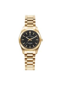 Jacques du Manoir Dames Analoog horloge goud / zwart One Size