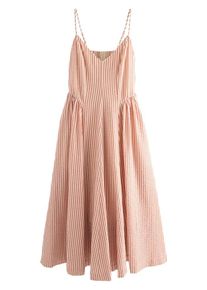 next Dames Jurk crème / watermeloen rood 54