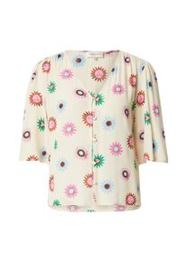 Fabienne Chapot Dames Blouse 'Starlet' crème / cognac / groen / pink L