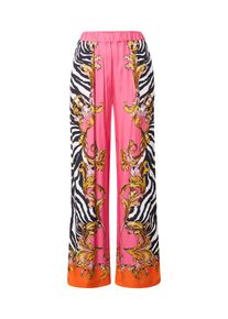 Versace Jeans Couture Dames Broek goudgeel / lichtroze / zwart / wit 32