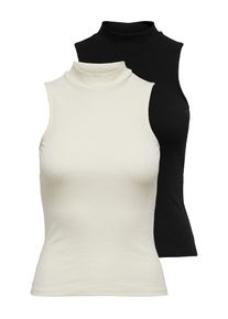 Only Dames Top 'ONLNessa' zwart / wolwit XS