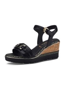 Tamaris Sandales à lanières Femme noir taille 38