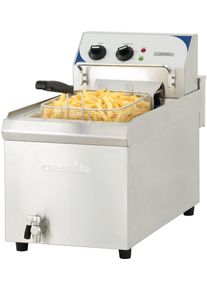 Casselin Friteuse électrique avec vanne de vidange 10 litres haut rendement| Professionnel | HoReCa | CHR