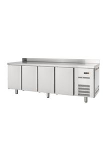Table réfrigérée 600 4/0 avec dosseret| Professionnel | HoReCa | CHR