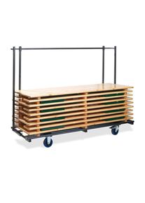Chariot de transport pour un maximum de 10 ensembles de mobilier de chapiteau| Professionnel | HoReCa | CHR