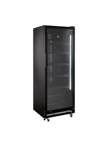 Réfrigérateur à boissons GKS-360, volume de réfrigération 360 litres, 4 clayettes réglables, éclairage intérieur, verrouillable, noir| Professionnel |