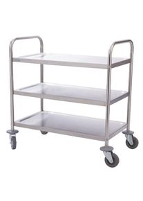Grand chariot de débarrassage Vogue à 3 niveaux| Professionnel | HoReCa | CHR