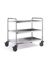 Chariot de service Blanco SW 10 x 6-3, roulettes en plastique| Professionnel | HoReCa | CHR