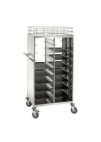 Bartscher Chariot de transport pour plateaux – chariot de débarrassage| Professionnel | HoReCa | CHR