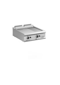 MBM Plancha à gaz Dexion Lux 980 - 80/90 2/3 lisse, 1/3 rainurée - appareil à poser| Professionnel | HoReCa | CHR