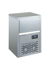 Gastro Machine à glaçons complets ECO 40 kg/24 h- Machine à glaçons gastro, réservoir de 10 kg, refroidissement par air, raccordement à l'eau fixe|