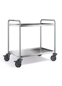 Chariot de service Blanco SW 9 x 6-2, roulettes en plastique| Professionnel | HoReCa | CHR
